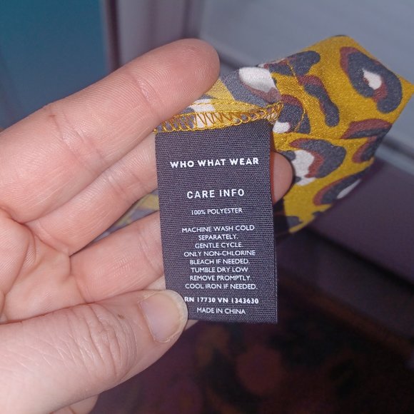 Who What Wear Womens Medium Leopard Dress NWT - Picture 4 of 4